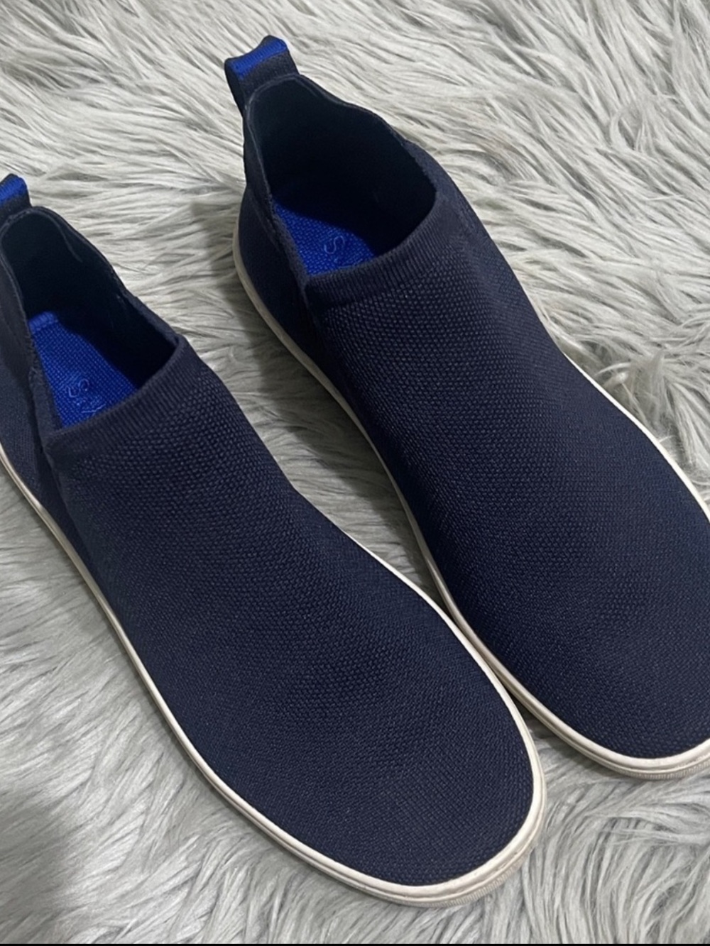 Rothy's Women's Navy Blue Slip-On Sneakers
